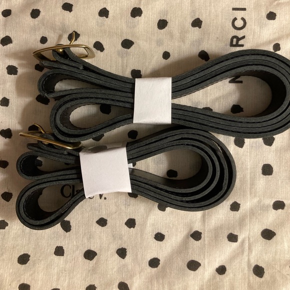 Clare V | Black x Cream Striped OG fanny pack - Picture 5 of 8